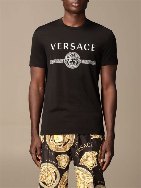 t-shirt versace uomo zalando|versace t shirt men price.